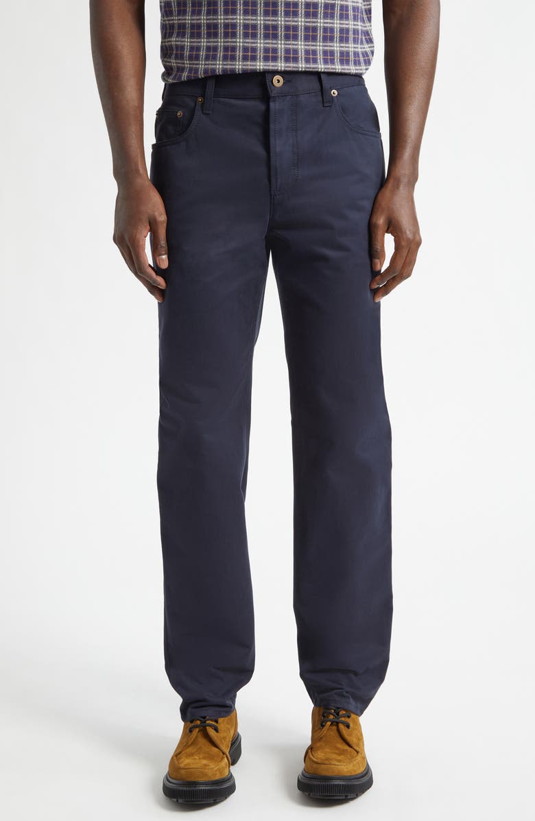 Burberry Fred Slim Leg Pants, Main, color, Silhouette Blue