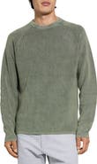 Theory Washed Crewneck in Cotton Sweater