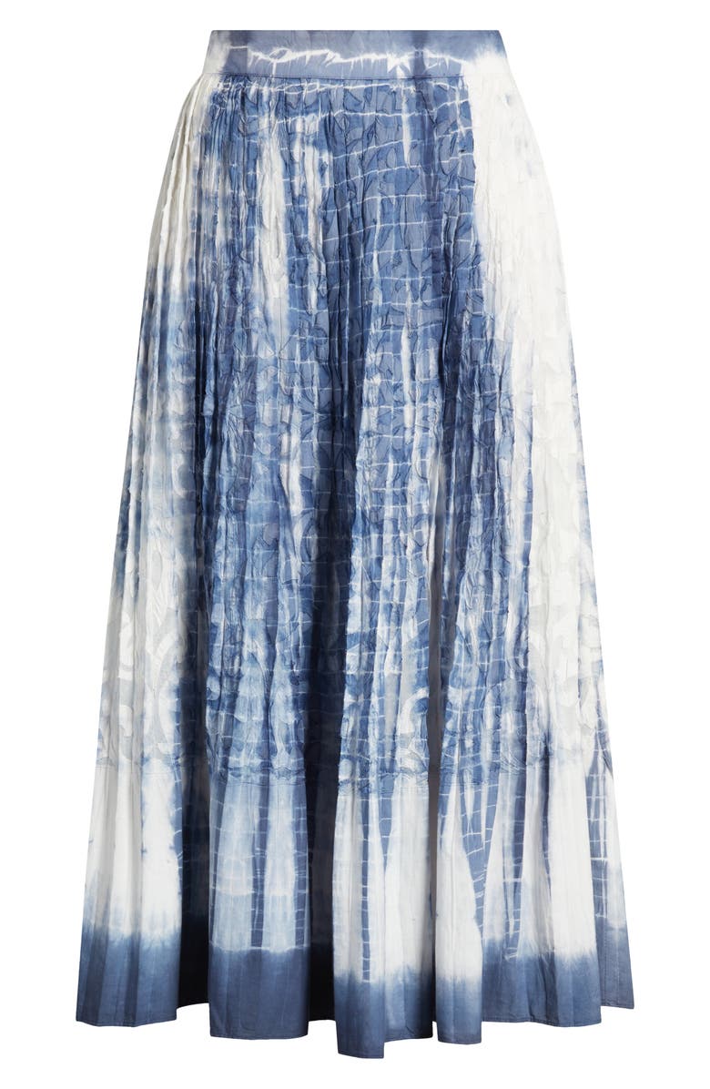 KOBI HALPERIN Andie Print Silk Maxi Skirt, Main, color, Tide