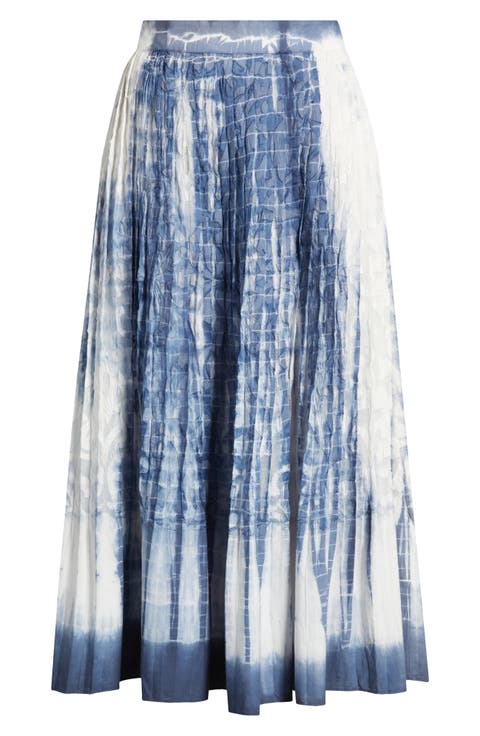 Andie Print Silk Maxi Skirt