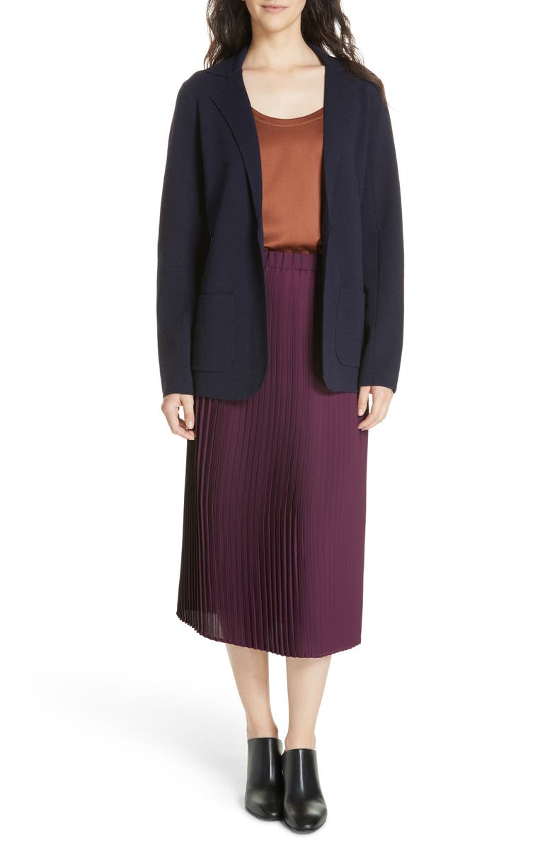 Eileen Fisher Pleat Skirt, Main, color, 