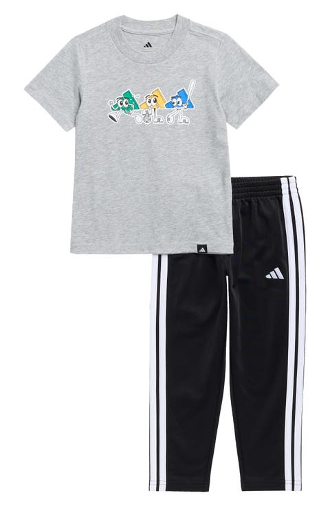 Kids' Graphic T-Shirt & Tricot Pants Set