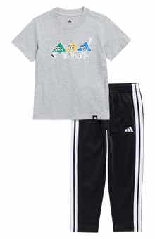 Kids' Graphic T-Shirt & Tricot Pants Set