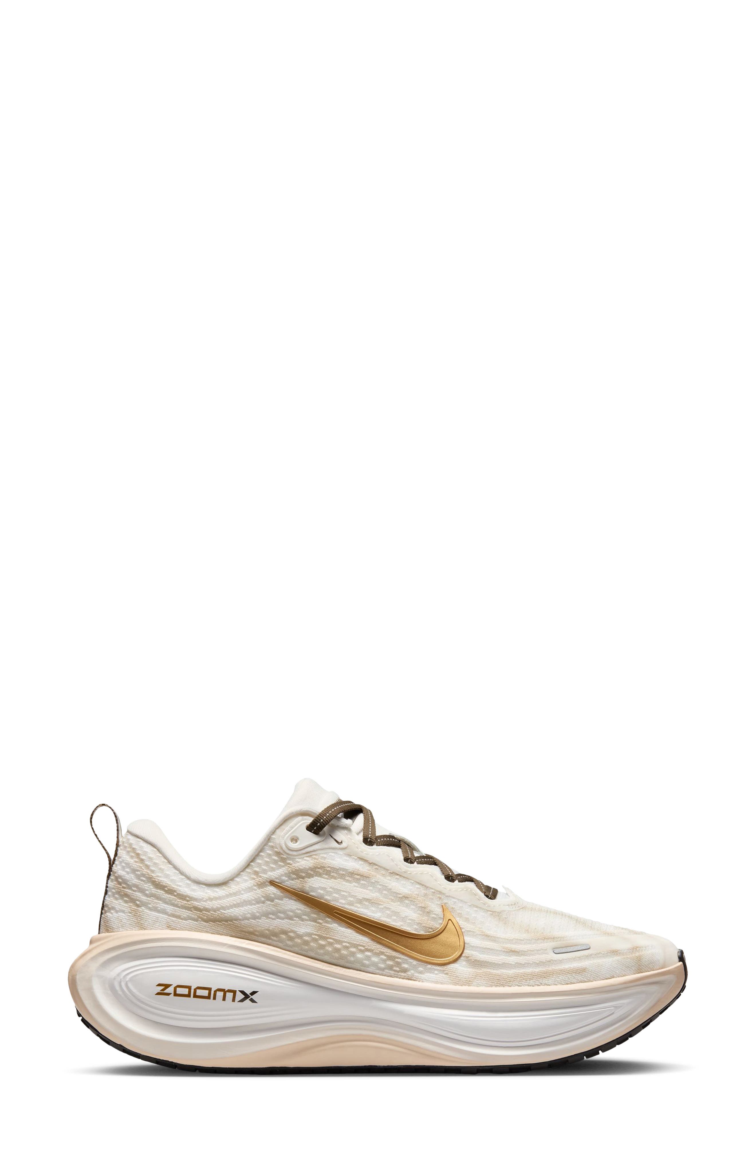 Nike Vomero Plus Running Shoe, Alternate, color, Summit White/Metallic Gold
