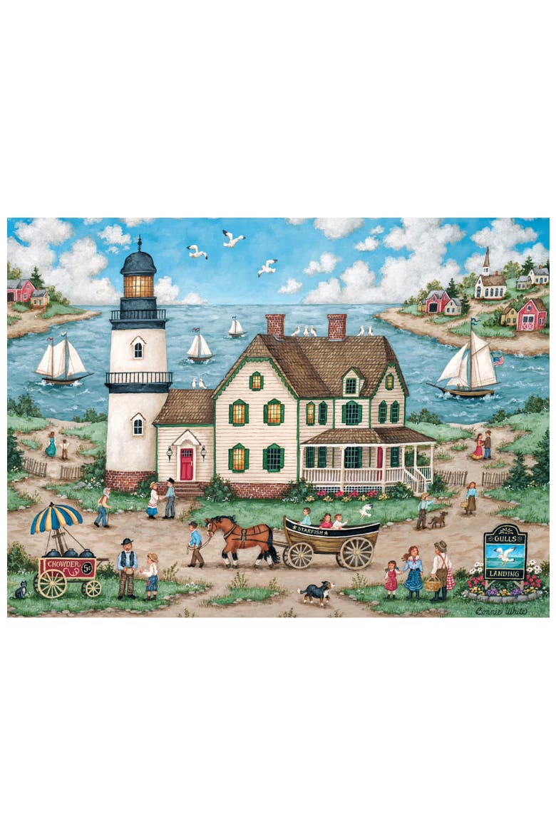 Hometown Gallery 500pc Puzzles 4 Pack, Alternate, color, Multicolor