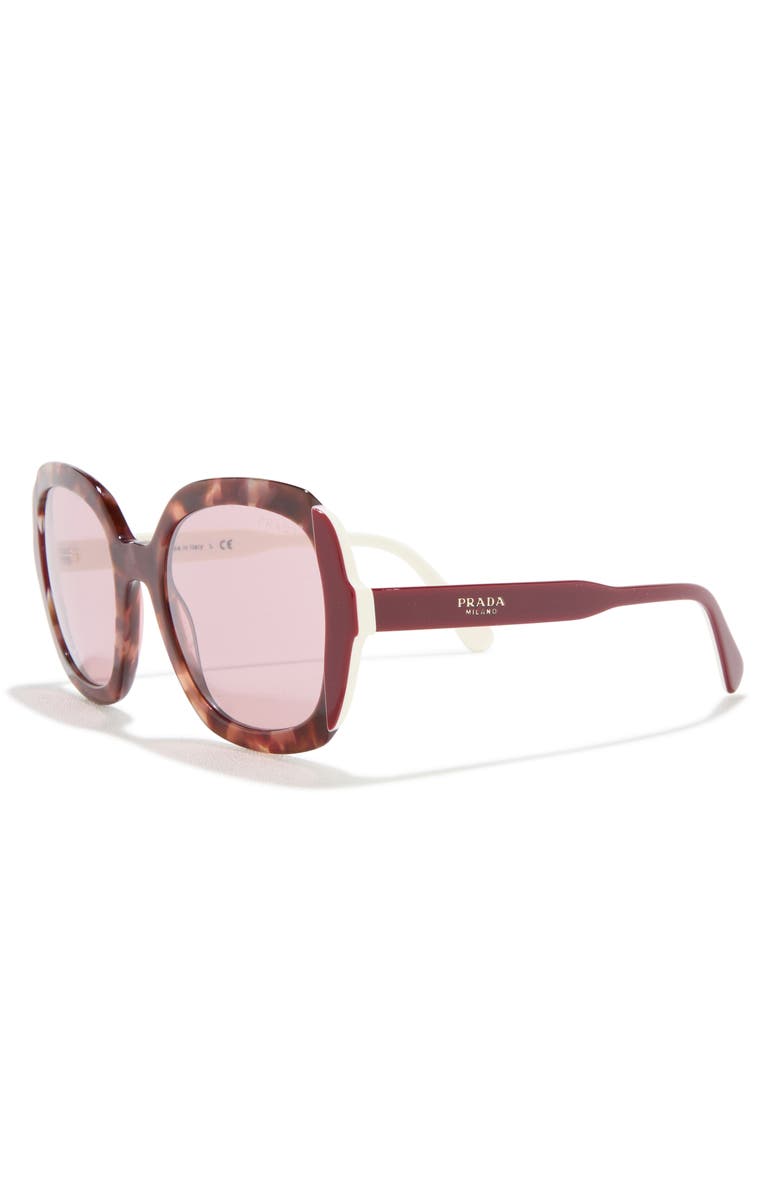 Prada 54mm Square Sunglasses, Alternate, color, 