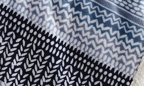 Luxury Home Anissa Reversible Faux Shearling Throw Blanket