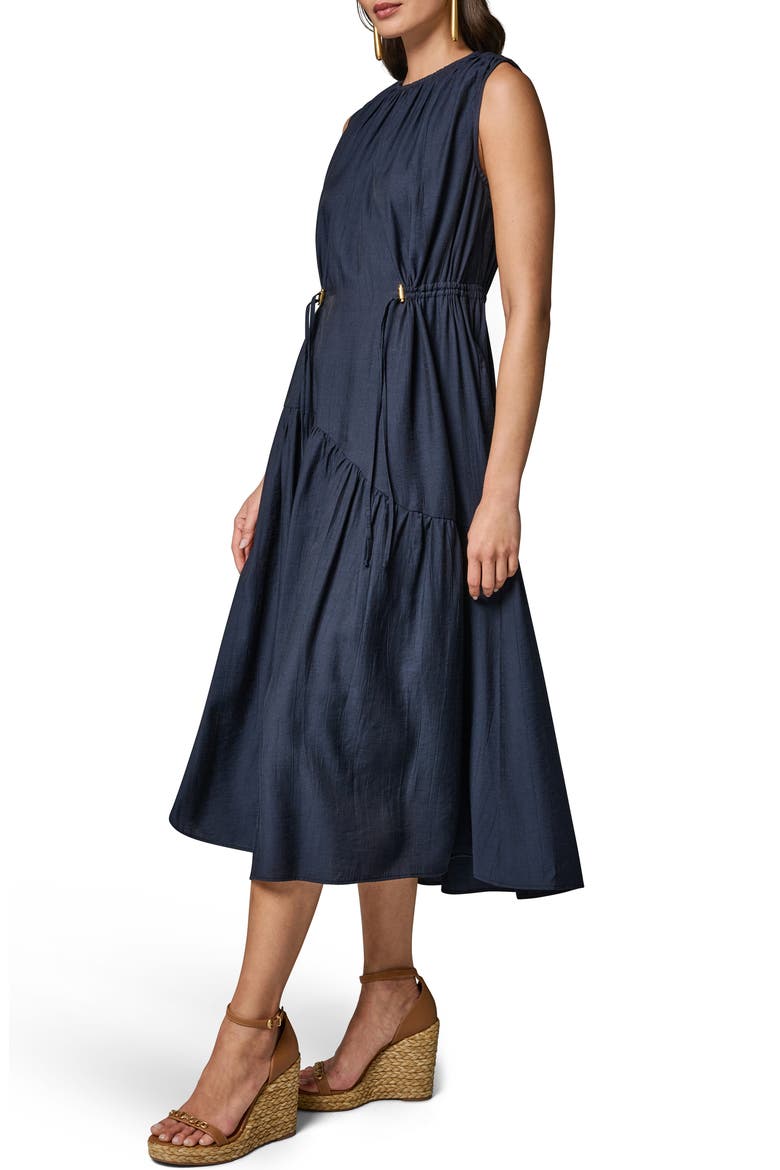 Sleeveless Midi Dress, Alternate, color, NIGHTFALL