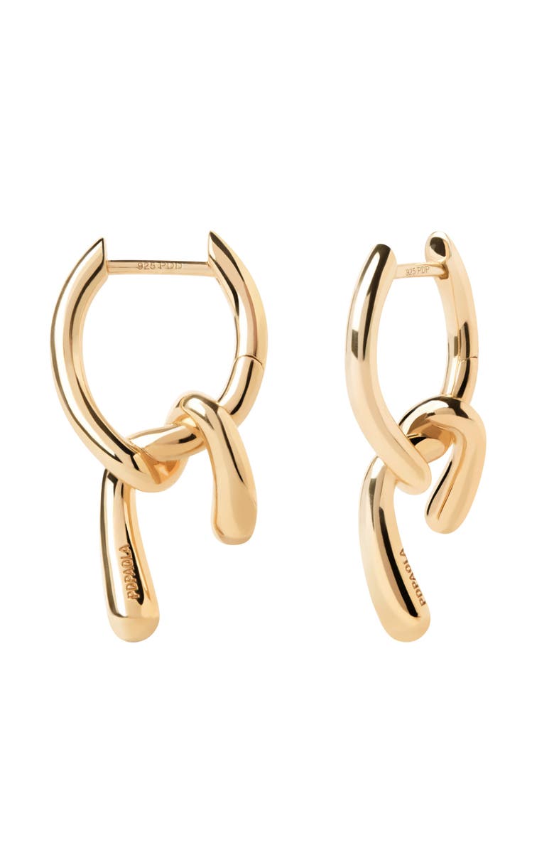 PDPAOLA Mini Twist Hoops, Main, color,