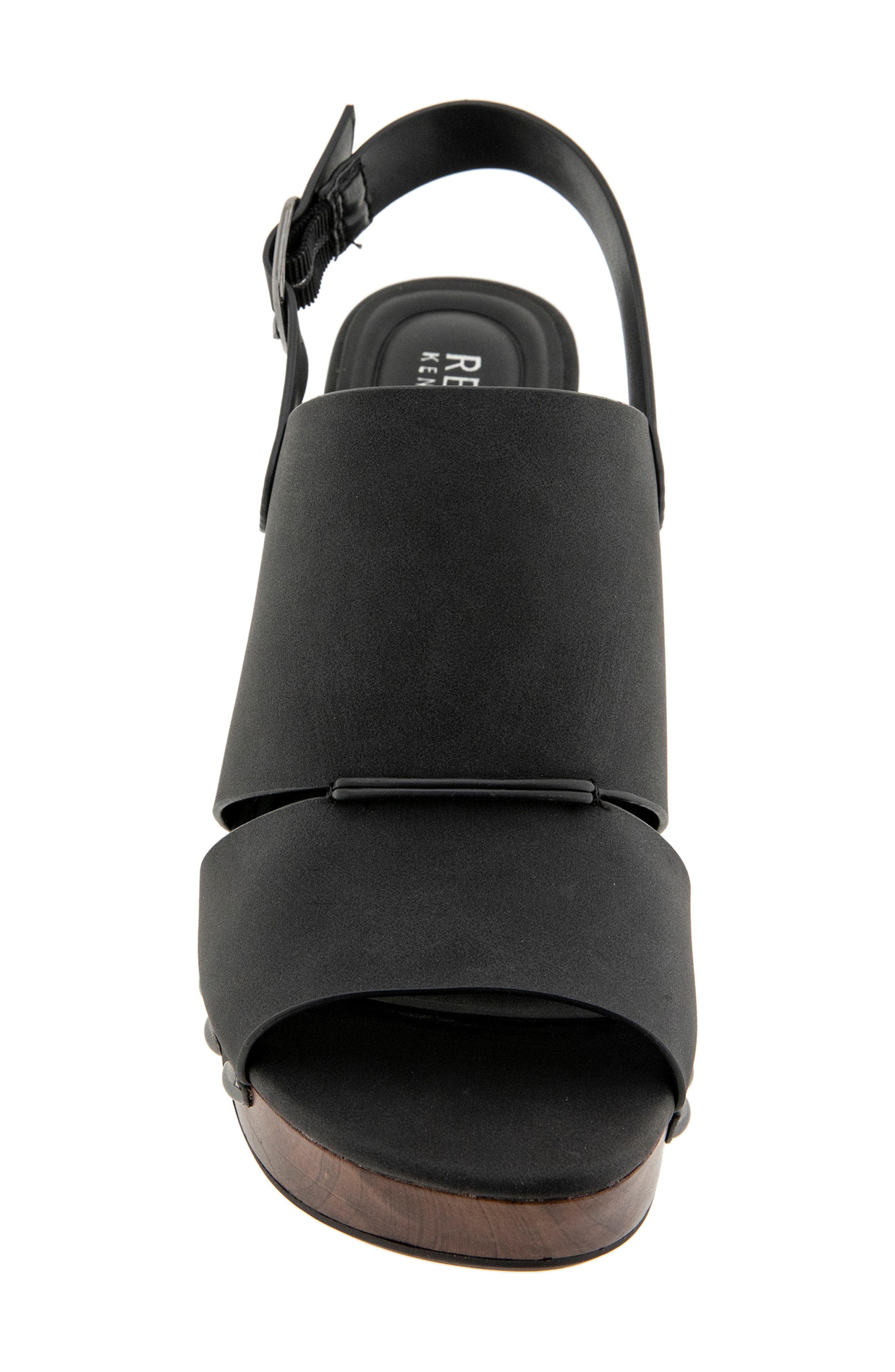 Reaction Kenneth Cole Rehoboth Platform Mule Sandal, Alternate, color, Black