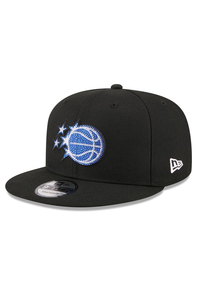 Men's New Era Black Orlando Magic 2026 NBA Draft Crystal 9FIFTY Snapback Hat, Main, color, Black