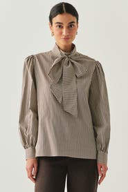 Exquise Indigo Cotton Blouse