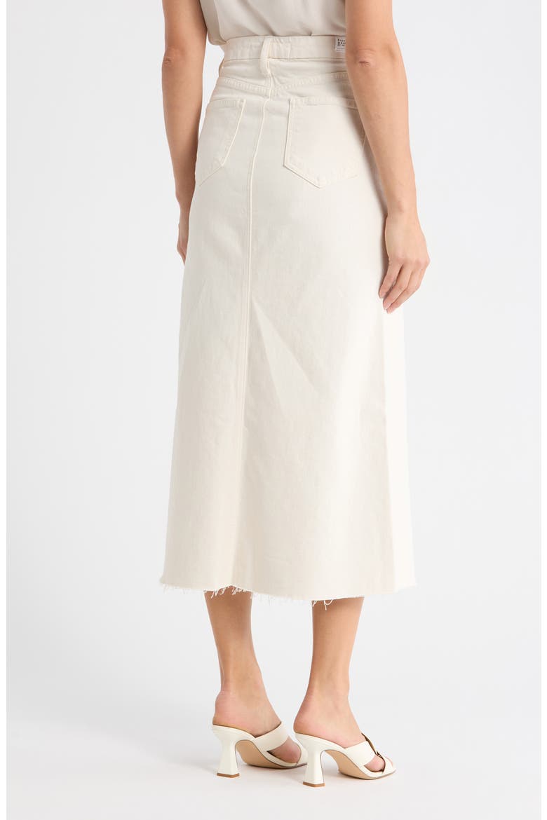 Denim Maxi Skirt, Alternate, color, NATURAL