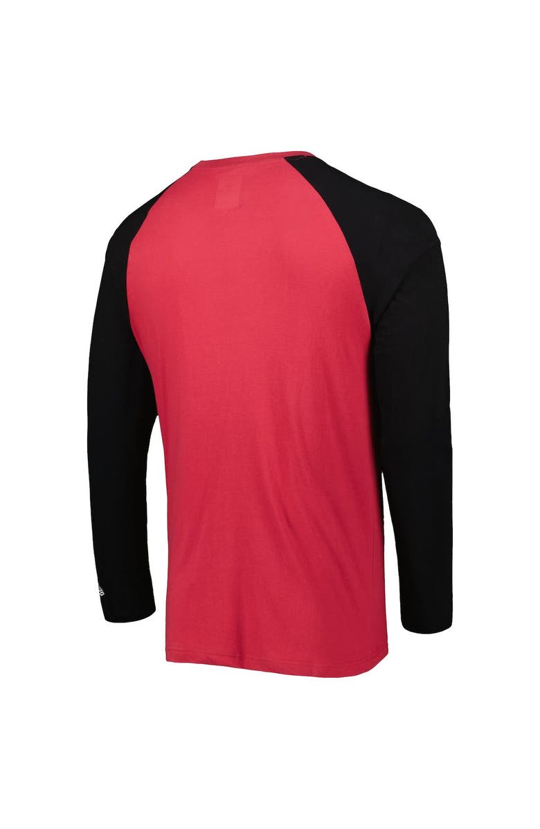 New Era Men's New Era Cardinal Arizona Cardinals Current Raglan Long Sleeve T-Shirt, Alternate, color, Cardinal