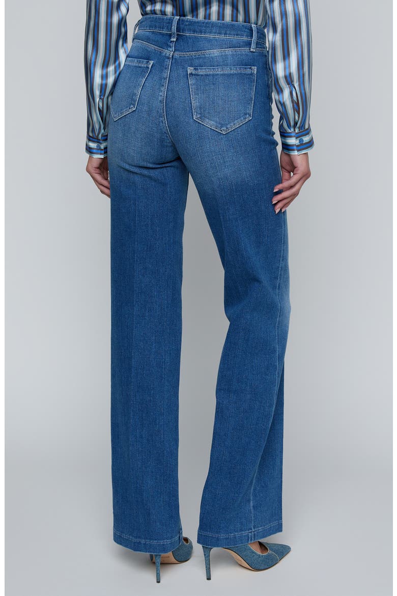 Clayton Wide Leg Jeans, Alternate, color, RIVERSIDE