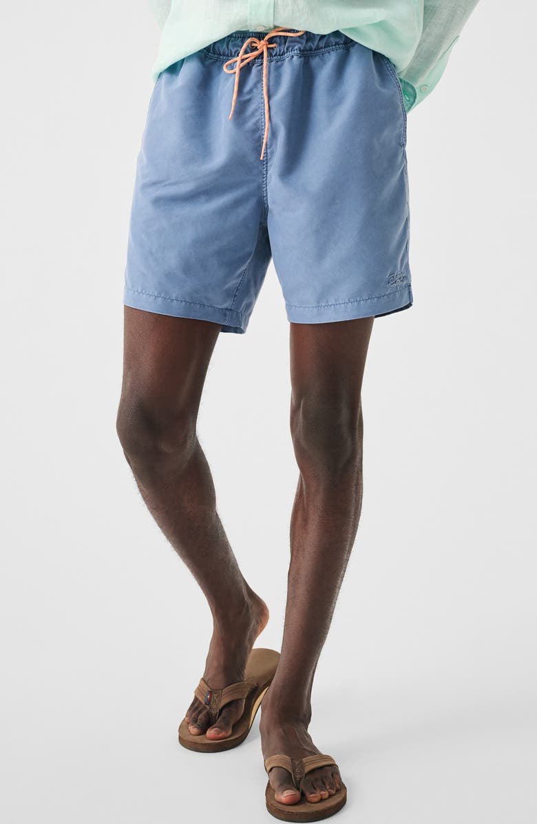 Faherty Sunwashed Swim Trunks, Main, color,