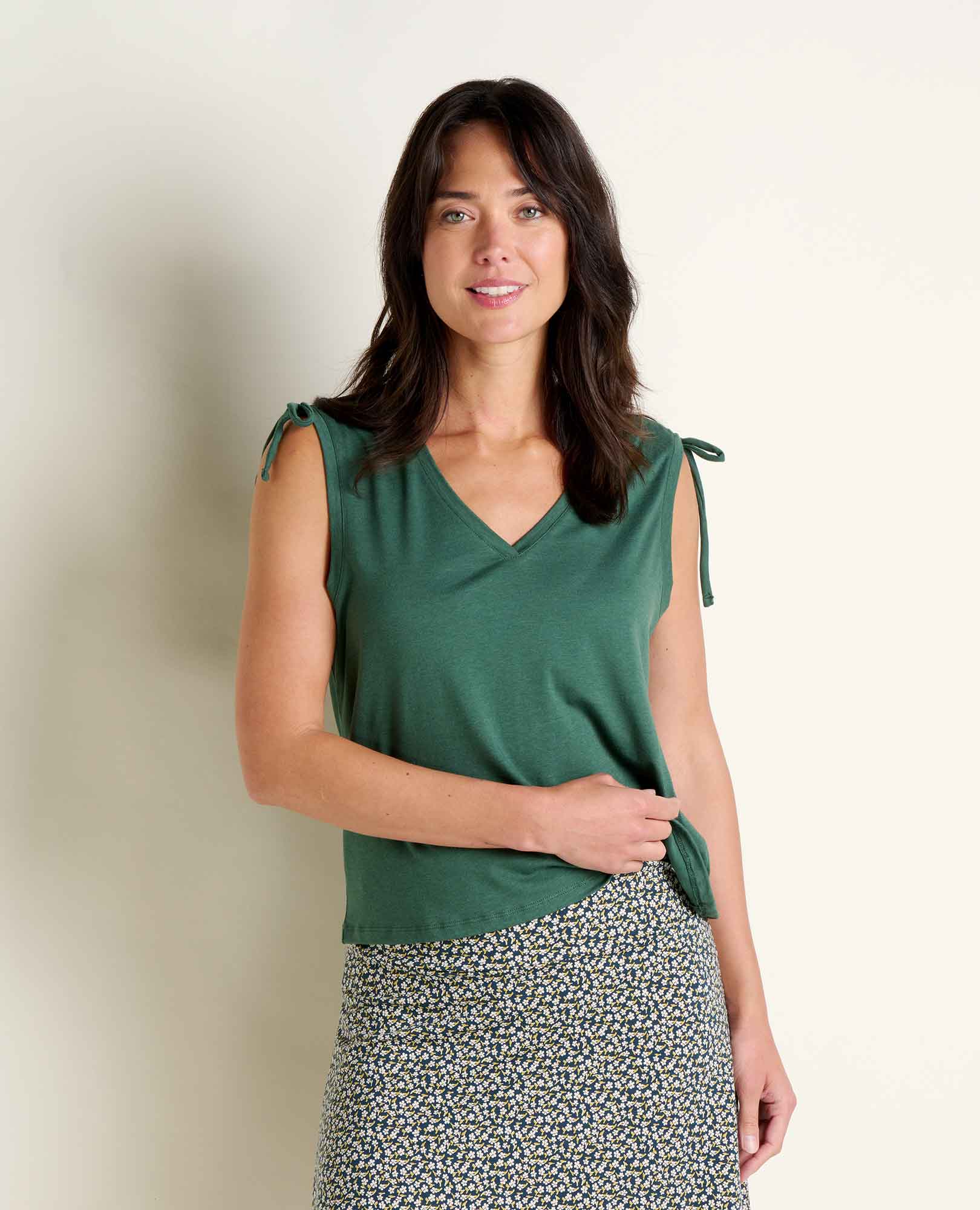 Toad And Co Toad & Co Anza Cinch Tank In Green