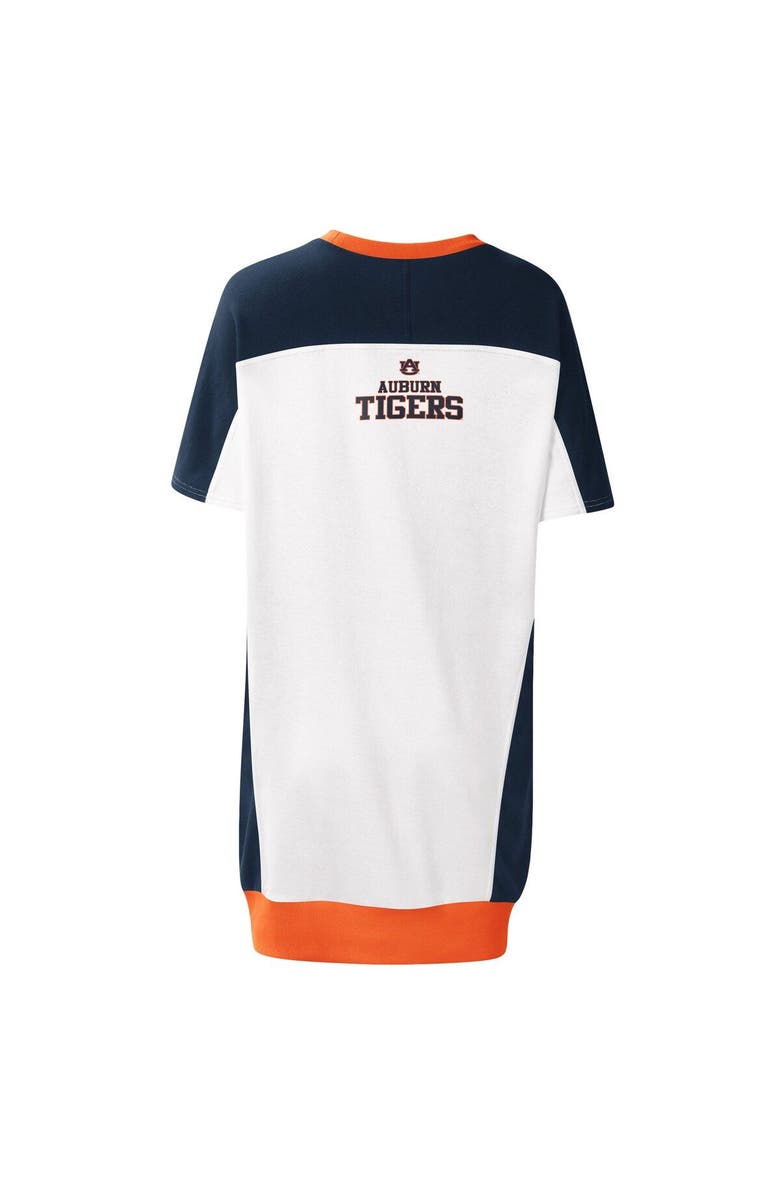G-III 4HER BY CARL BANKS Women's G-III 4Her by Carl Banks White Auburn Tigers Home Run T-Shirt Dress, Alternate, color, White