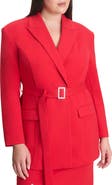 ELOQUII Belted Ponte Blazer
