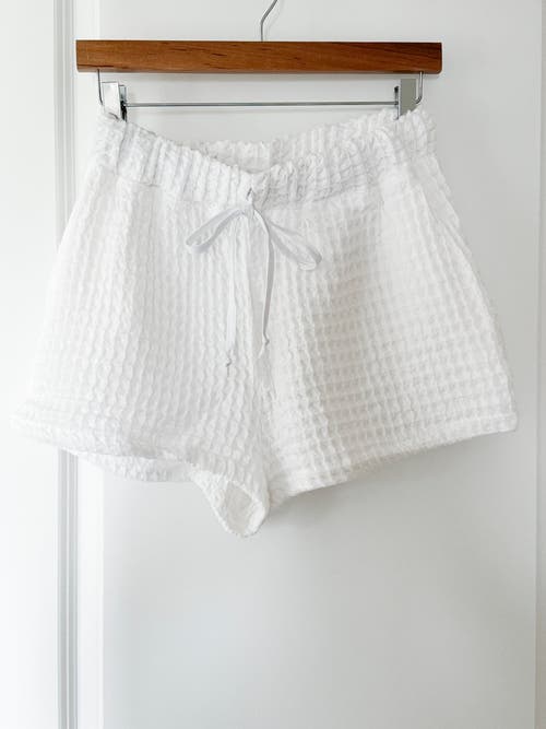 Anaya Cozy Turkish Cotton Waffle Pj Set In Olive Green