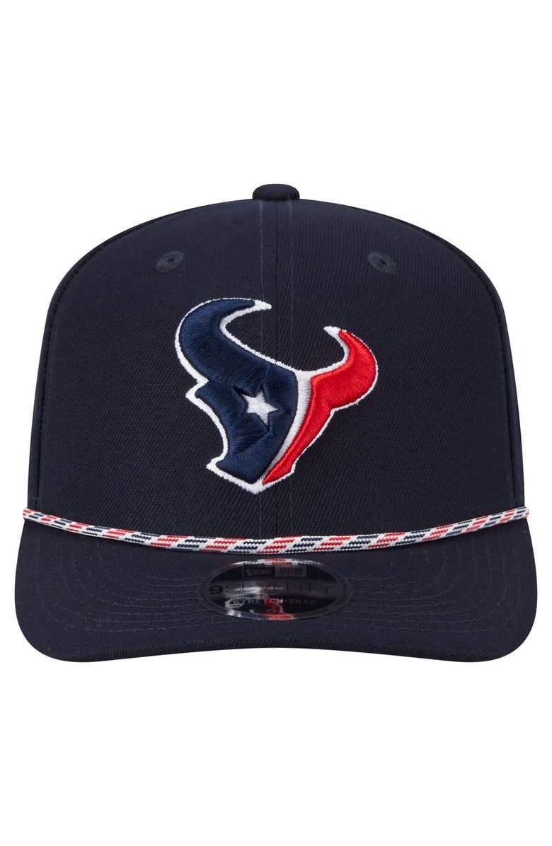New Era Men's New Era Navy Houston Texans Gameday Multi Rope 9SEVENTY Stretch-Snap Hat, Alternate, color, Navy