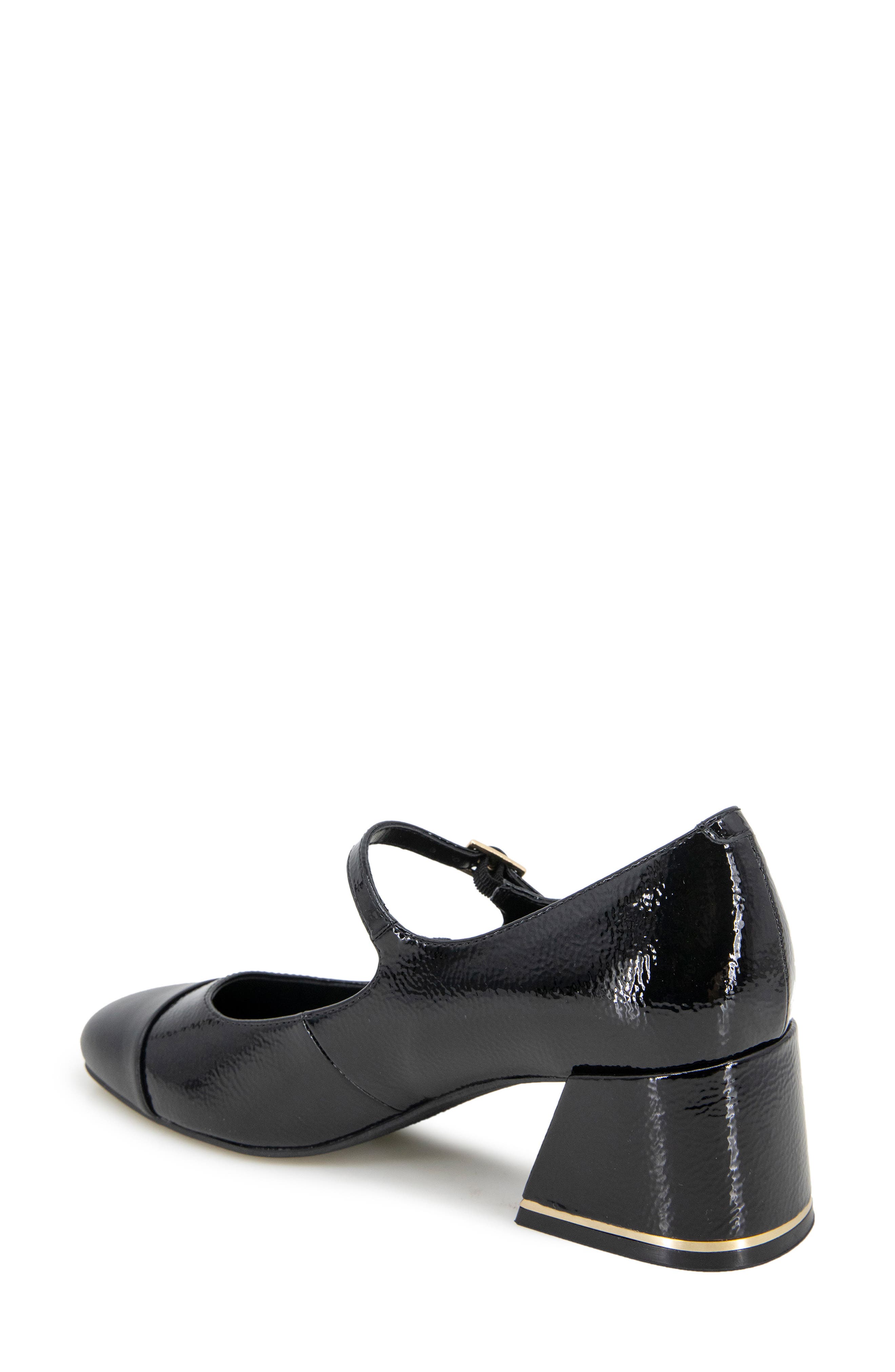 Kenneth Cole Alec Mary Jane Pump, Alternate, color, Black/ Black Patent