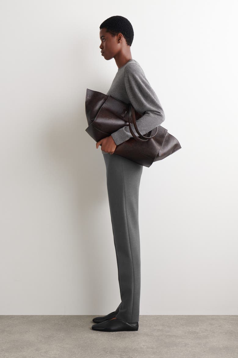 Slim Straight-Leg Pants, Alternate, color, GRAY
