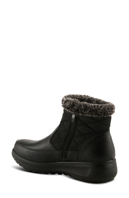 Flexus By Spring Step Alama Waterproof Winter Boot In Black