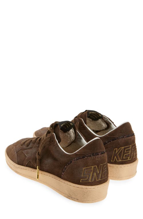 Golden Goose Ball Star Sneaker In Mustang
