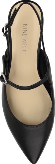 Daved Pointed Toe Slingback Flat
