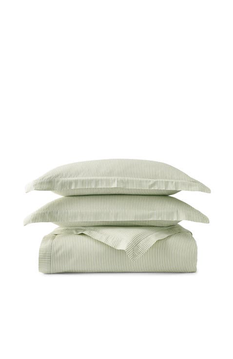 Ticking Stripe Soft Cotton Twill Duvet Cover Sets