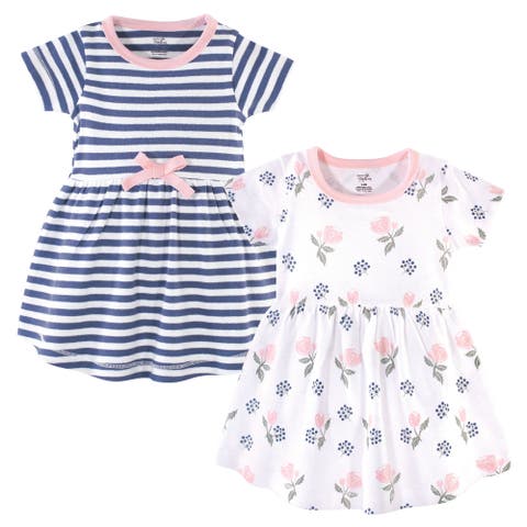 Organic Cotton Short-Sleeve and Long-Sleeve Dresses (Baby)