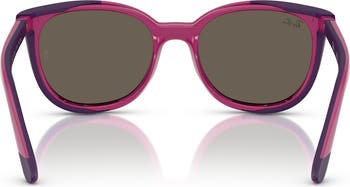 Kids' 46mm Pillow Optical Glasses & Clip-On Sunglasses