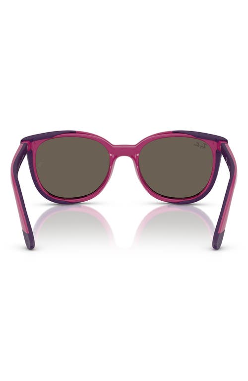 Ray Ban Ray-ban Kids' 45mm Phantos Optical Glasses & Clip-on Sunglasses In Violet