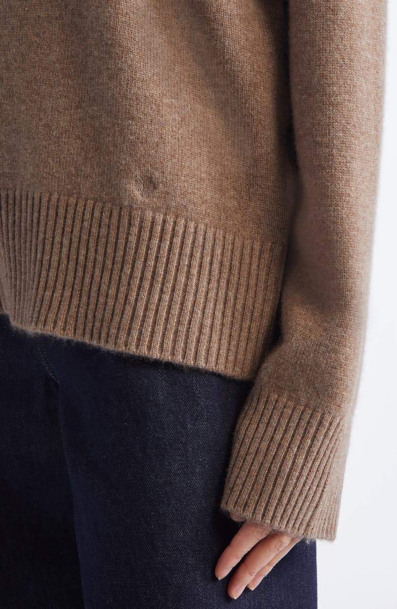 LOULOU DE SAISON Baltra Cashmere Sweater, Alternate, color, Taupe Melange