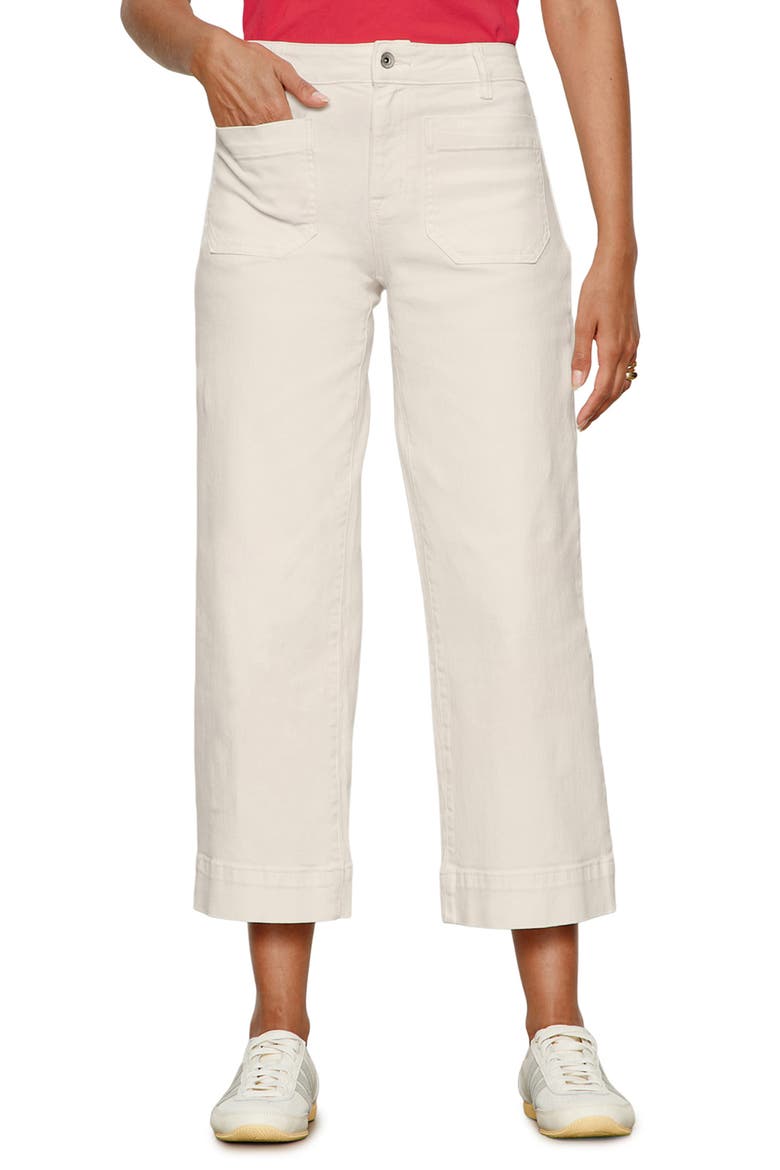 The Marine Crop Denim Pants, Main, color, PINK MILK