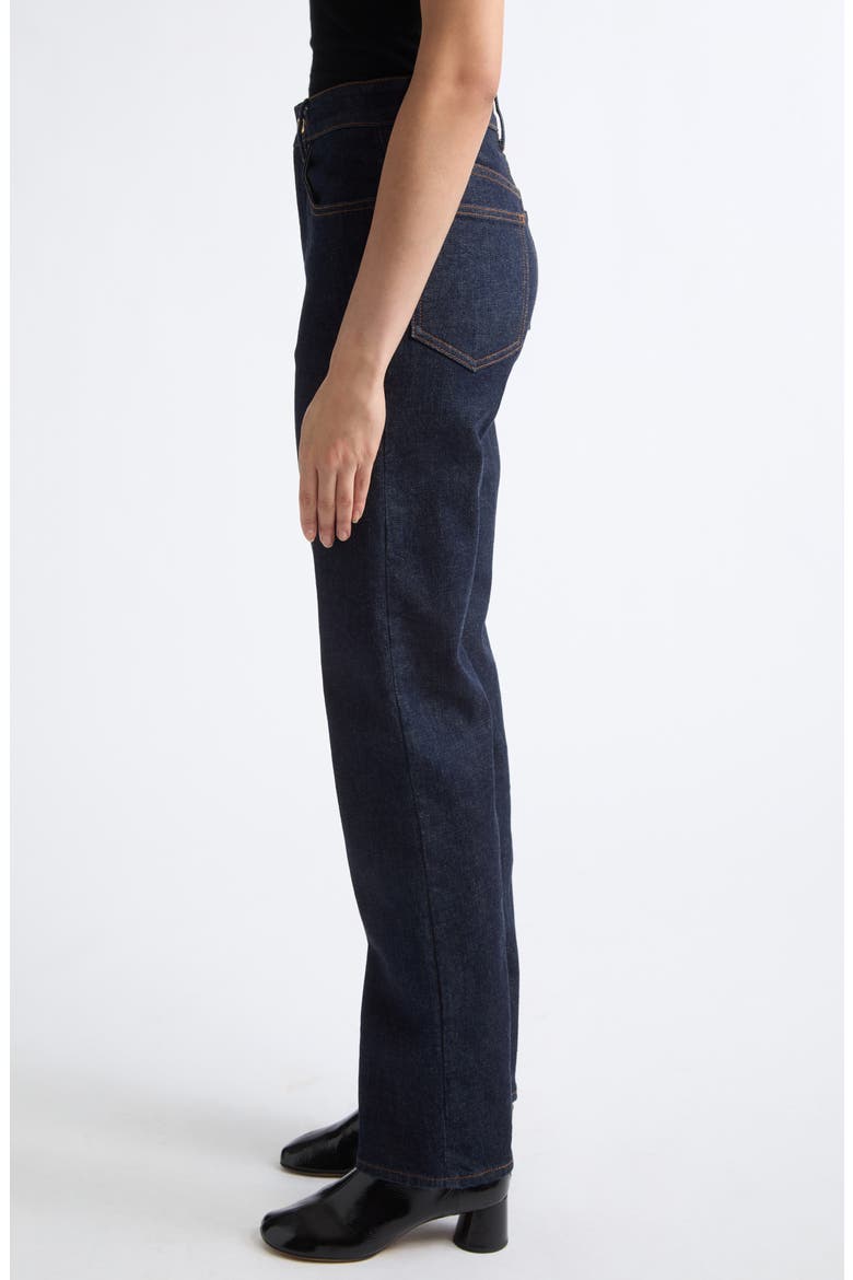 Flex High Waist Straight Leg Jeans, Alternate, color, DUSK WASH