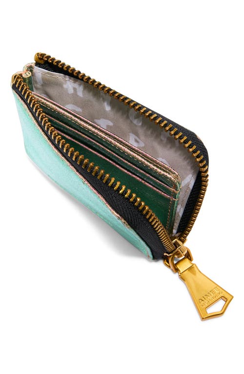 Aimee Kestenberg Ava Leather Wristlet Wallet In Mystic Iridescent