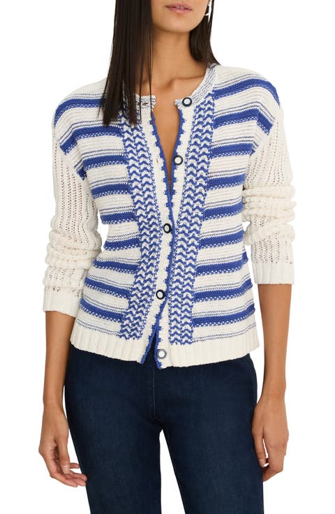 Painted Porcelain Cardigan (Regular & Petite)