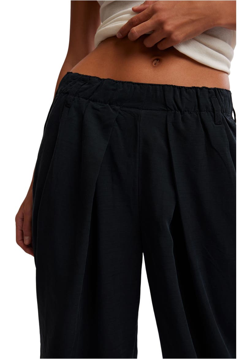 Nothin' to Say Wide Leg Pants, Alternate, color, BLACK