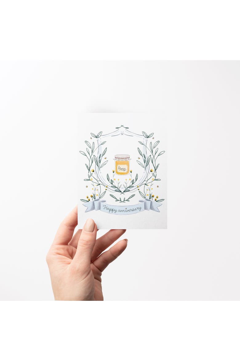 Wedding Greeting Card Pack (3ct) "Anniversary Honey, Congrats Cottage, And so The Honeymoon Begins", Alternate, color, Multi-Pack