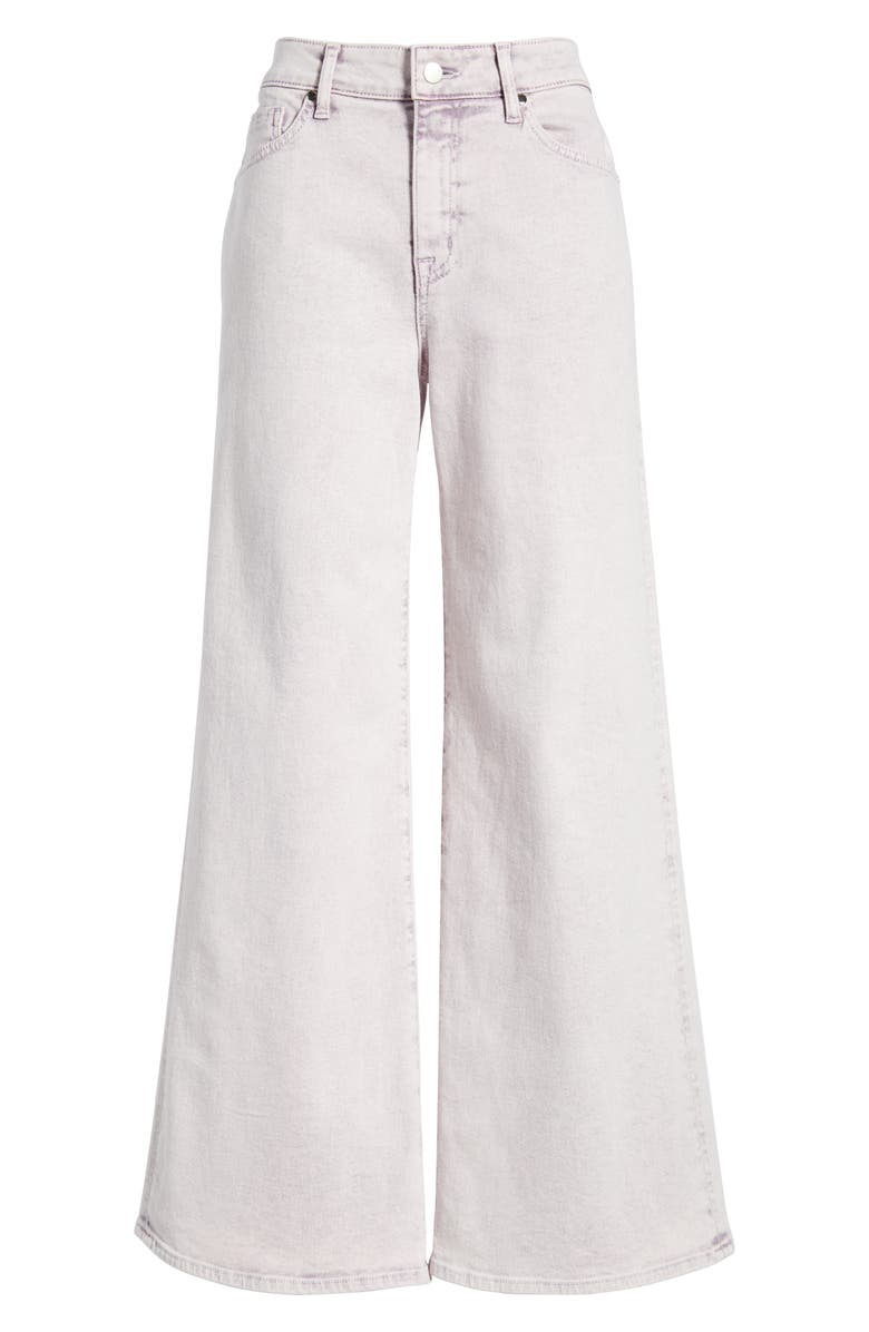Treasure & Bond High Waist Wide Leg Jeans, Alternate, color, Pink Over Dye