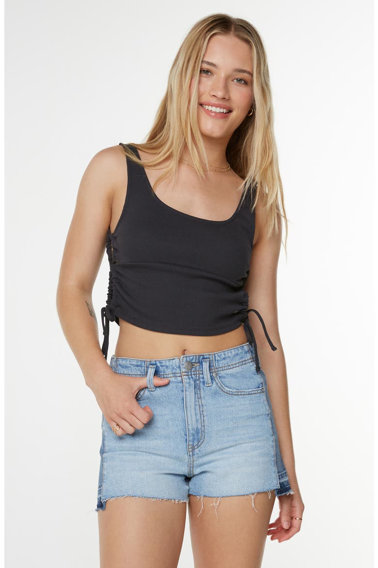 Surf Stoked Crop Rib Tank, Alternate, color, PHANTOM SOLID