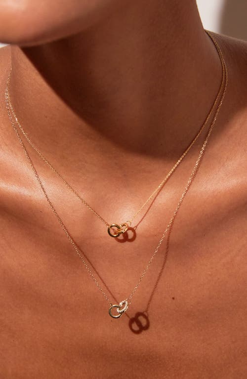 Aurate New York Diamond Connection Necklace In Gold