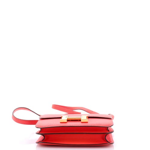 Pre-owned Hermes  Hermes Constance Bag Epsom 18 In Red