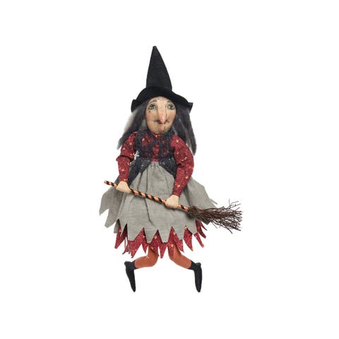 Paprika Little Witch Joe Spencer Gathered Traditions Halloween Art Doll Figure