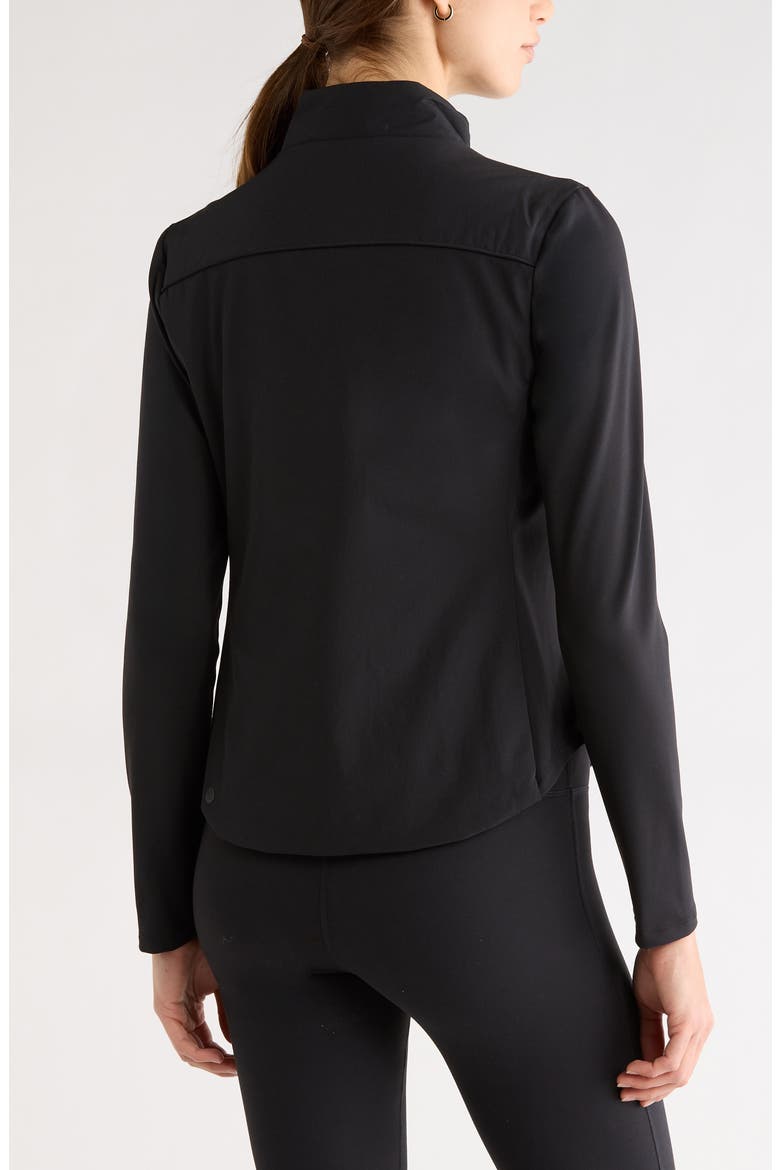 Tiebreaker Performance Hybrid Jacket, Alternate, color, BLACK