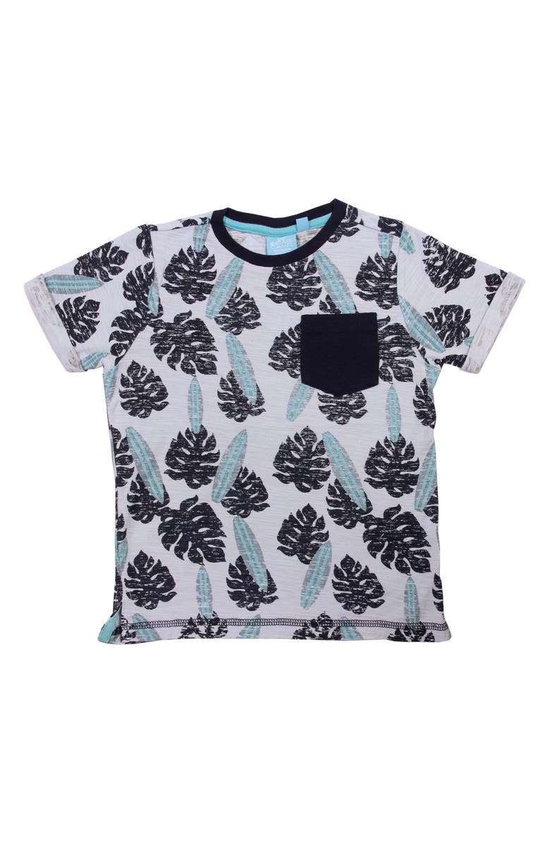 Bear Camp Kids' Surf Palm Cotton Pocket T-Shirt, Main, color,