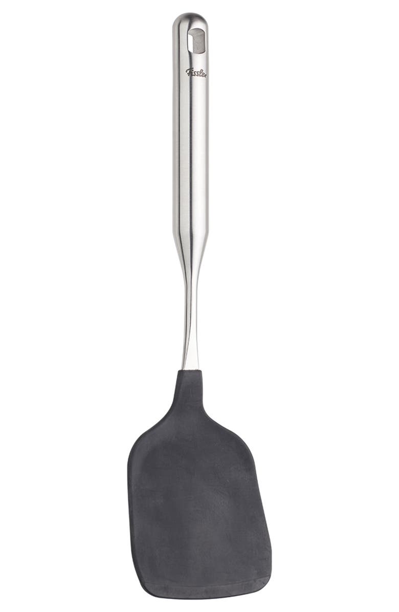 81025290 Essential Cooking Utensils Silicone Wok Turner, Alternate, color, Metallic Silver