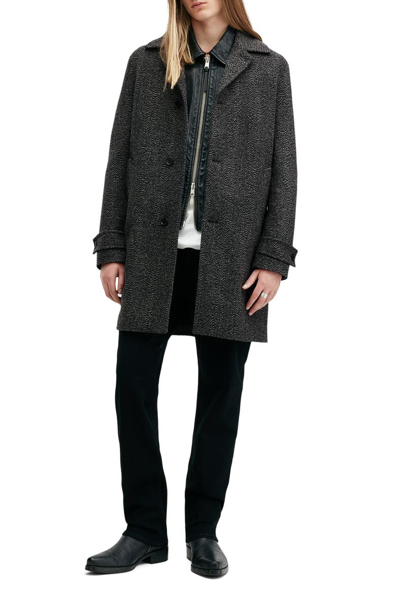 Fincher Wool Blend Coat, Alternate, color, BROWN